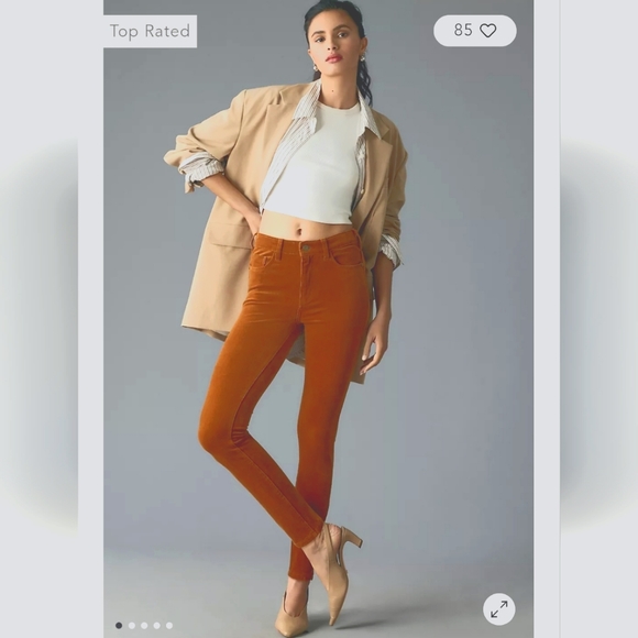 Pilcro and the Letterpress Pants - Pilcro and the letterpress corduroy skinny jeans / pants